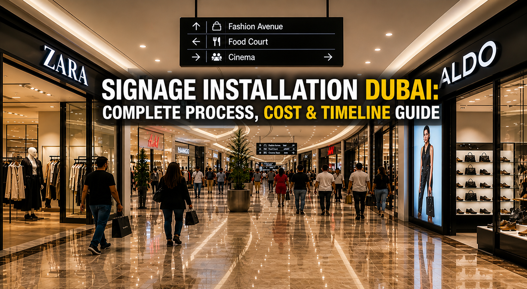 Signage Installation Dubai: Complete Process, Cost & Timeline Guide